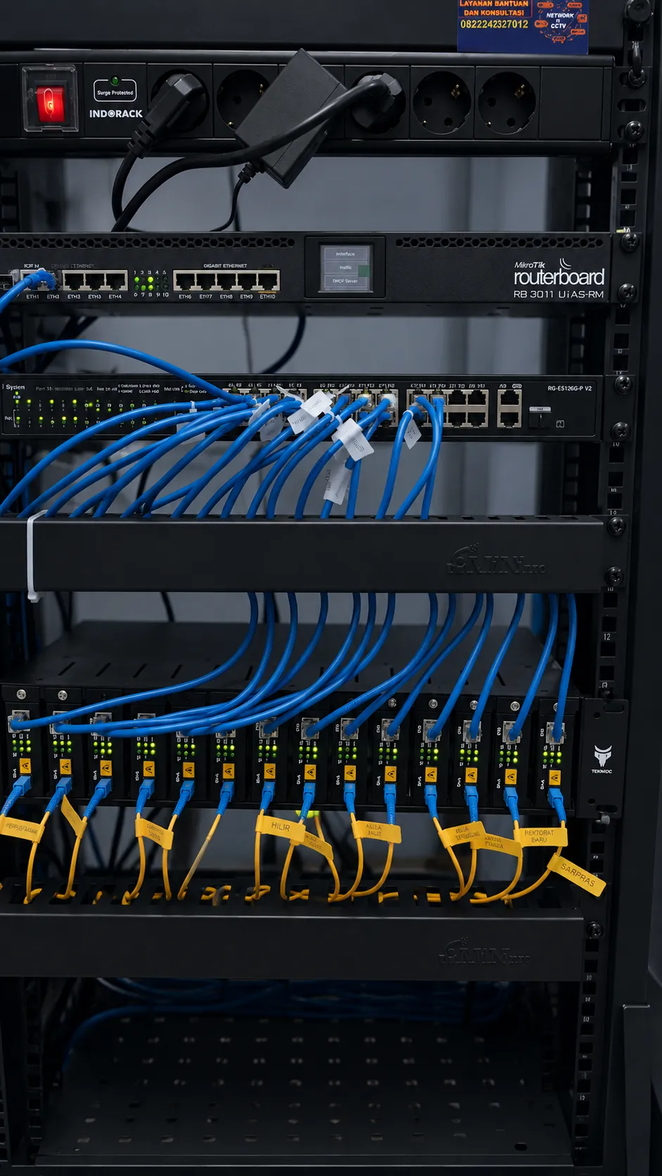 Setup Jaringan & Fiber Optic